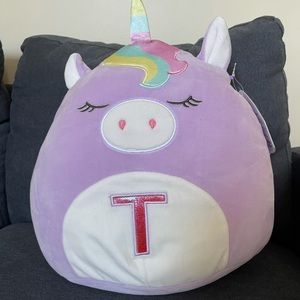Purple unicorn squishmallow
